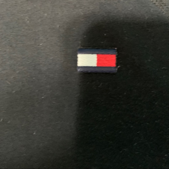 Tommy Hilfiger black sweatshirt men’s large FLAW - Picture 4 of 10